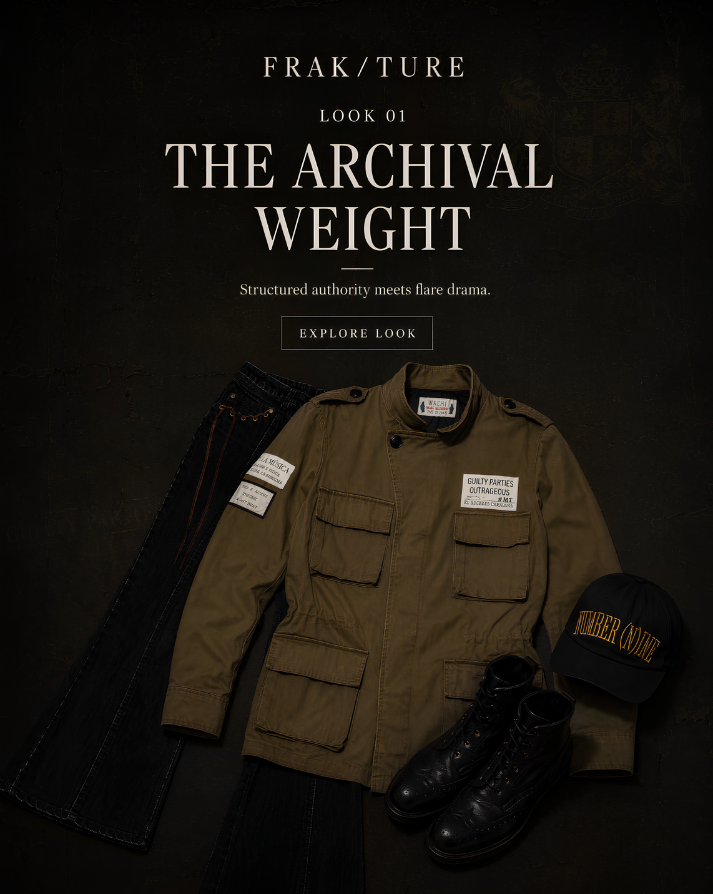 LOOK 01 — THE ARCHIVAL WEIGHT