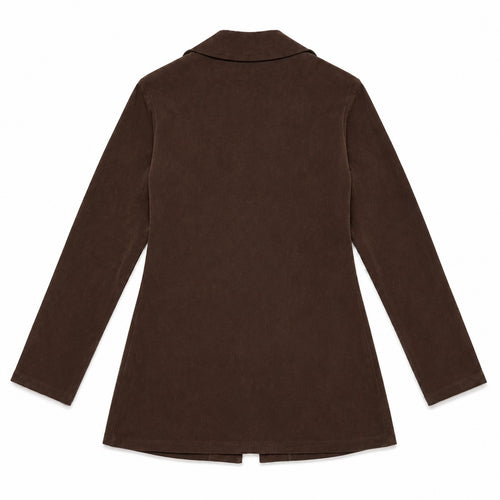 Chocolate Brown Tailored Single Button Jacket - view 1