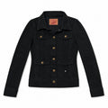 Faded Black Four Pocket Denim Jacket - view 1