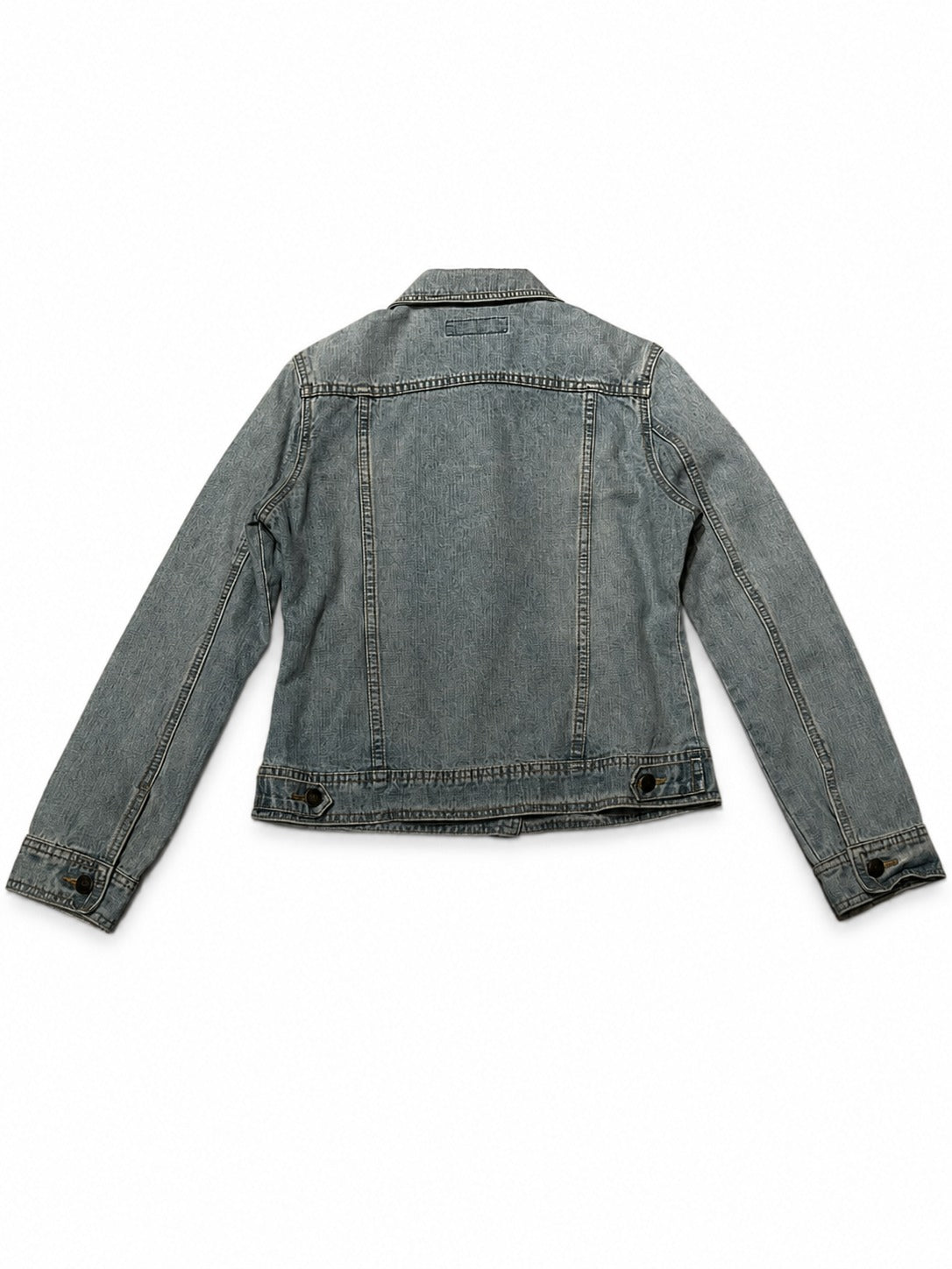 Pale Static Denim Trucker Jacket - view 1