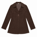 Chocolate Brown Tailored Single Button Jacket - view 2