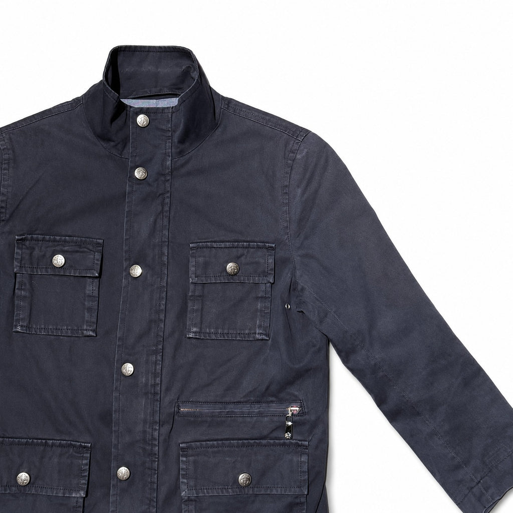 Washed Black Multi Pocket Utility Jacket - view 2