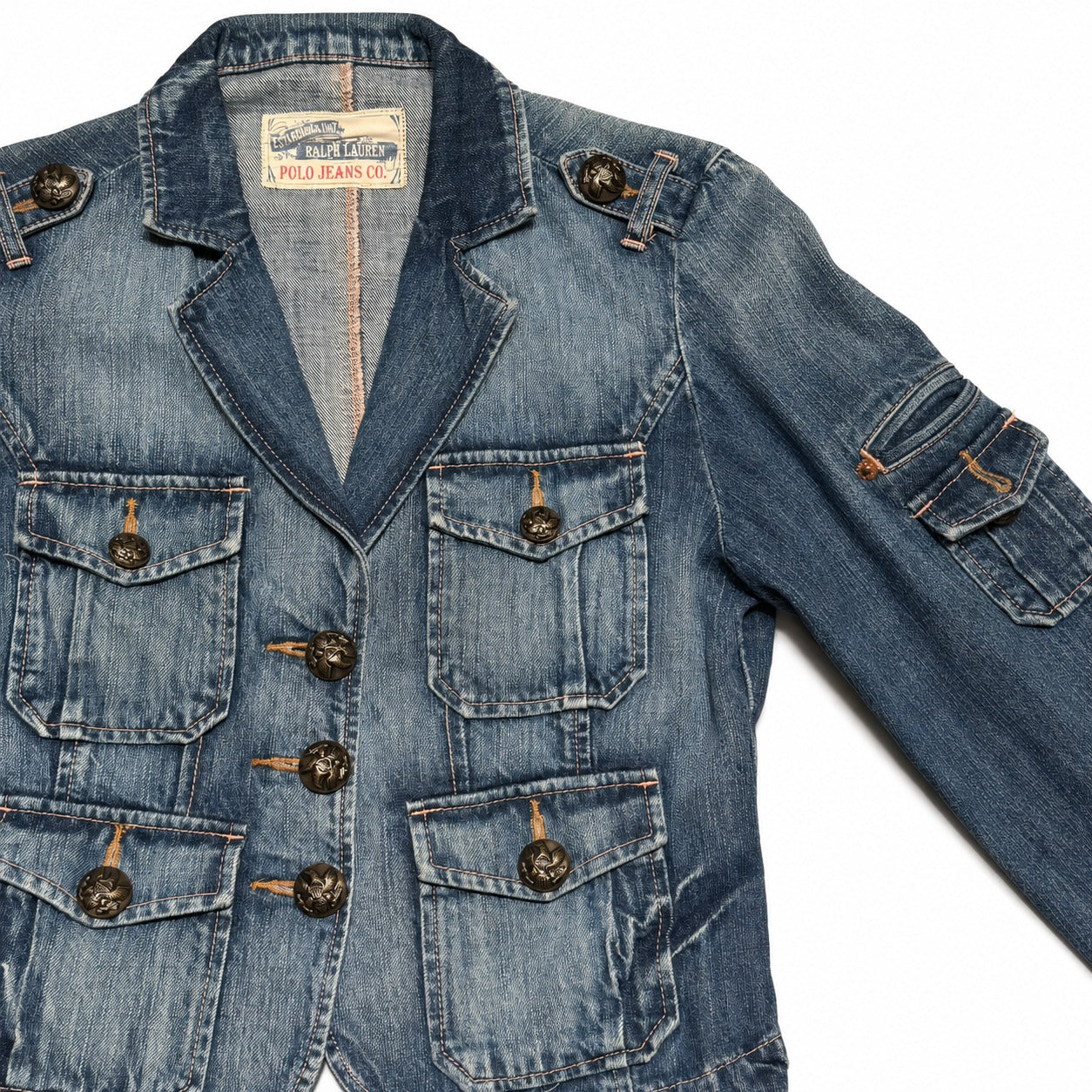 Polo Jeans Co. Utility Denim Blazer - view 3