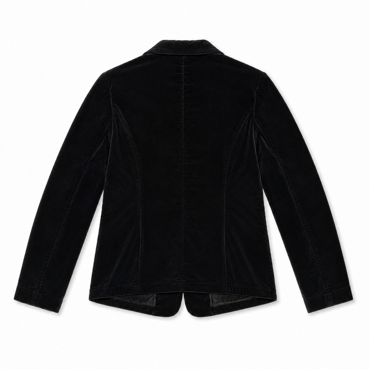 Black Velvet Tailored Blazer - view 3