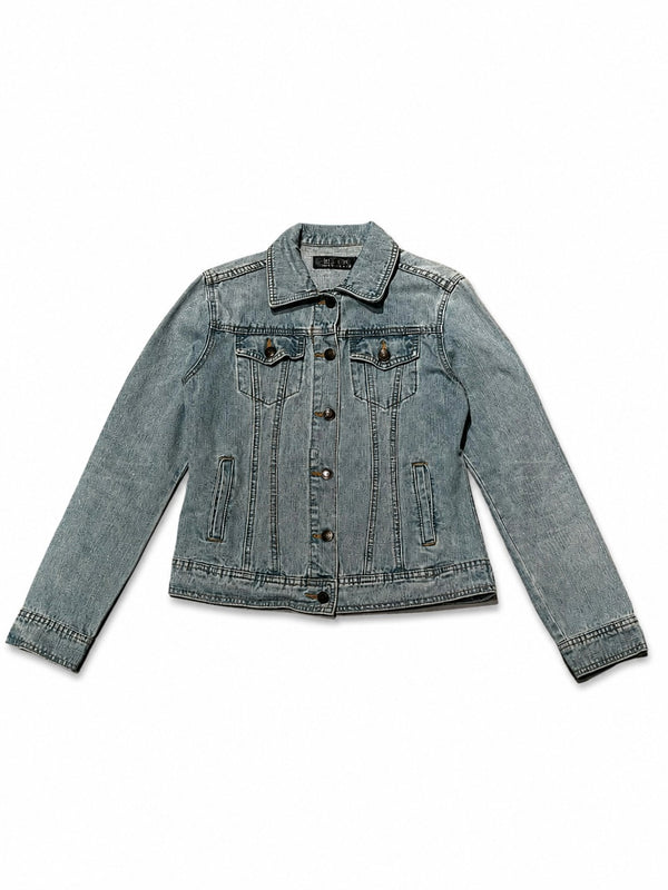 Pale Static Denim Trucker Jacket - view 3
