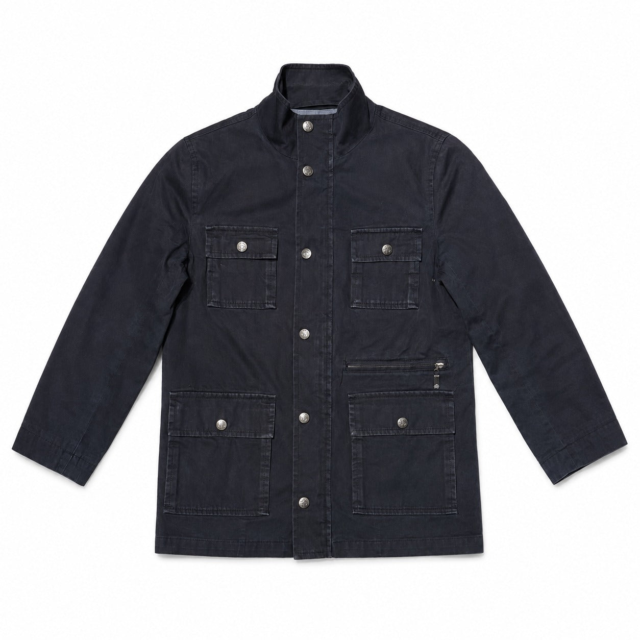 Washed Black Multi Pocket Utility Jacket - view 3