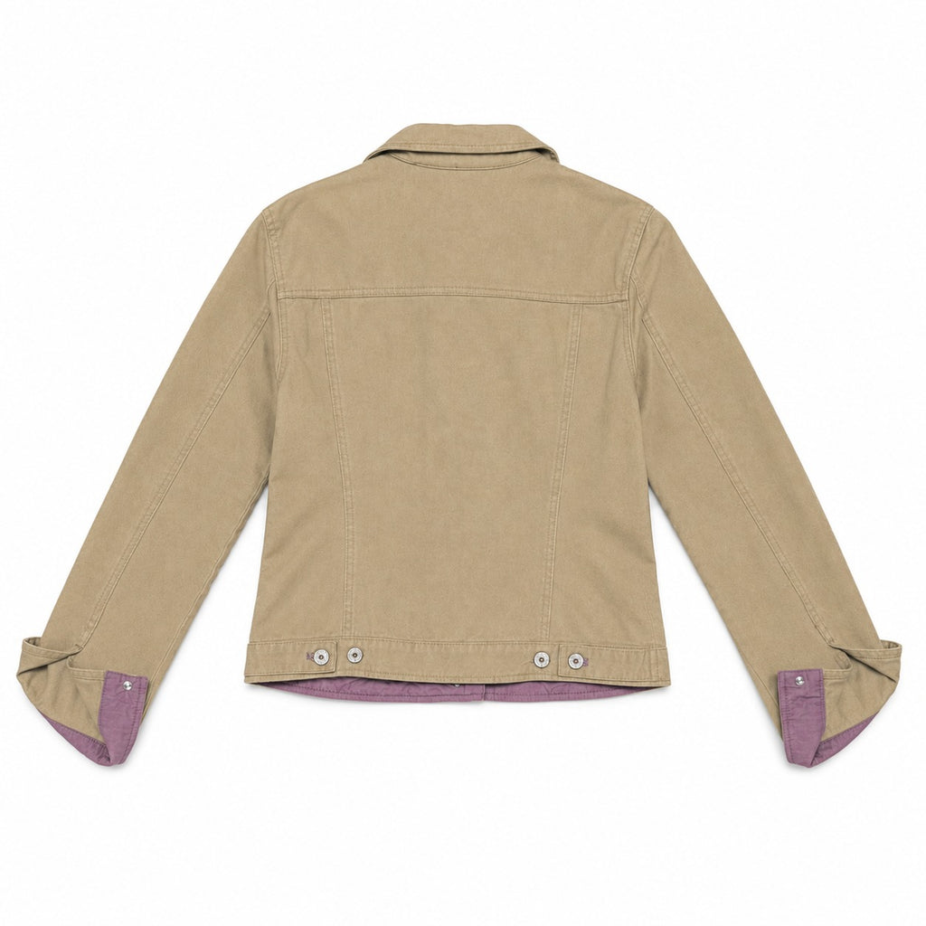 Dust Bloom Contrast Denim Jacket - view 4
