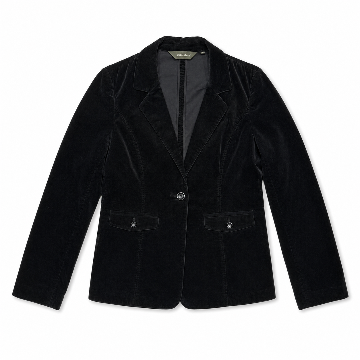 Black Velvet Tailored Blazer - view 4