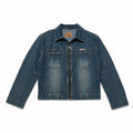 Tommy Hilfiger Faded Textured Zip Denim Jacket - view 4