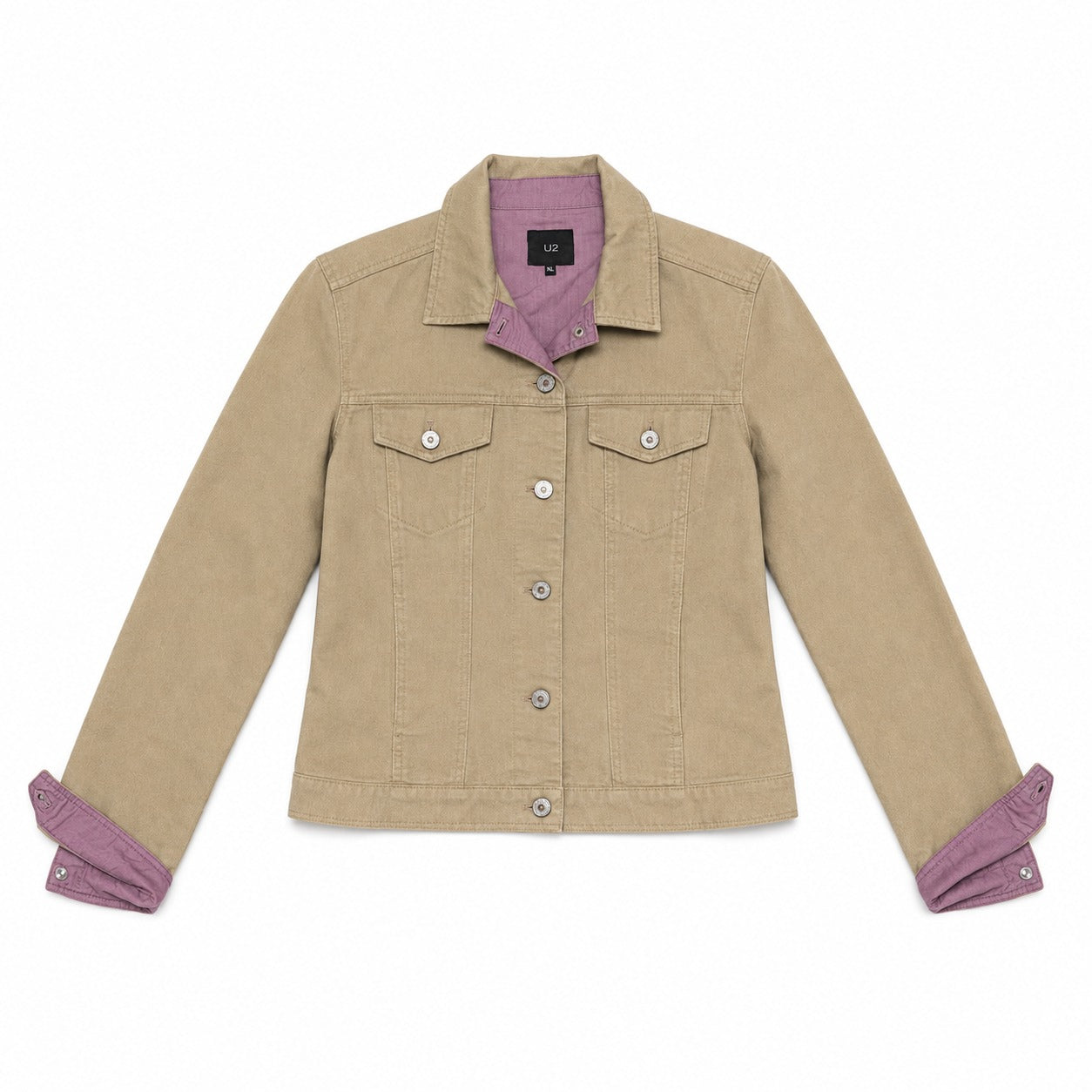 Dust Bloom Contrast Denim Jacket - view 5