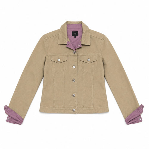 Dust Bloom Contrast Denim Jacket - view 5