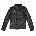 Black Tactical Crinkled Metallic Staple Jacket - view 5