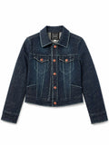 Cynthia Rowley Cropped Denim Jacket