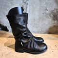 RAZOR SLIT STACKED BOOTS