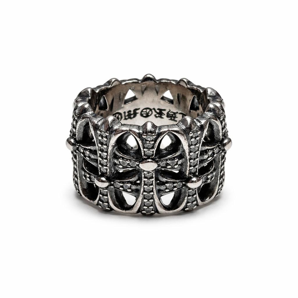 Chrome Arch Structure Ring