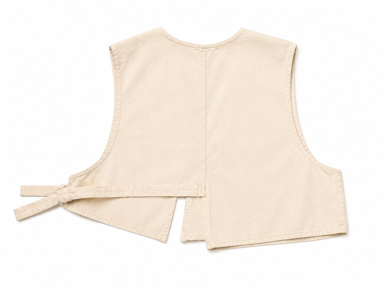 Linen Column Vest