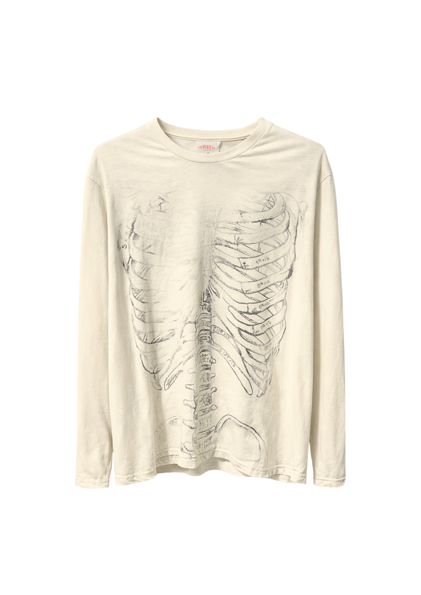 Ice Valley Archival Anatomical Print Long Sleeve