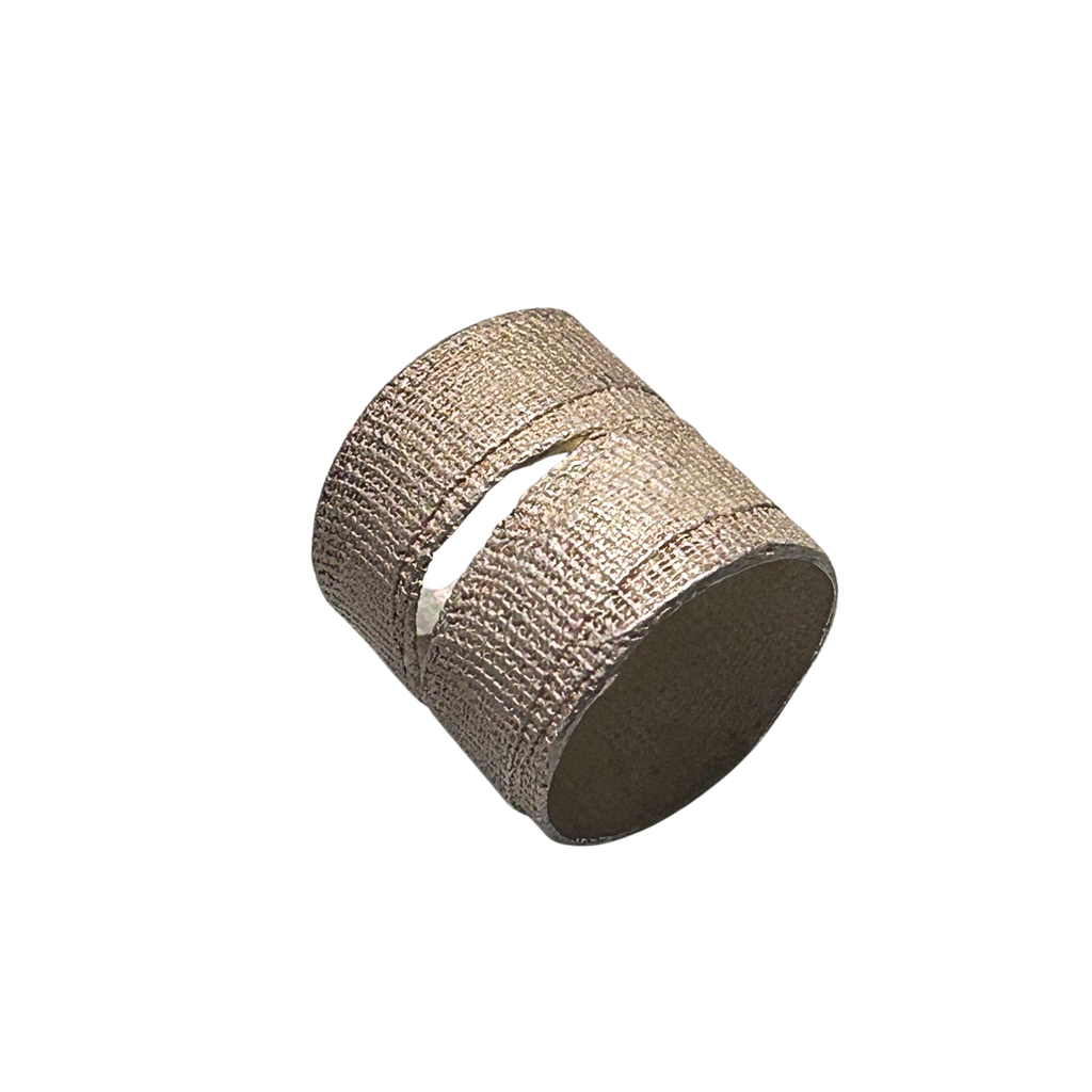 White Bandage Ring RG00034 - Detail view