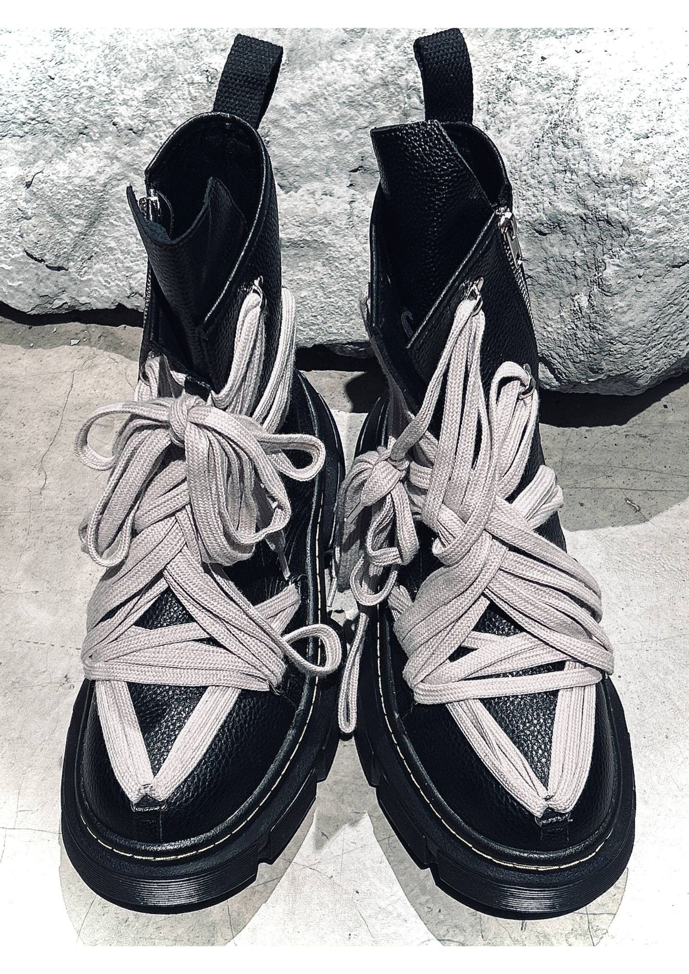 Chunky Lace Combat Boots