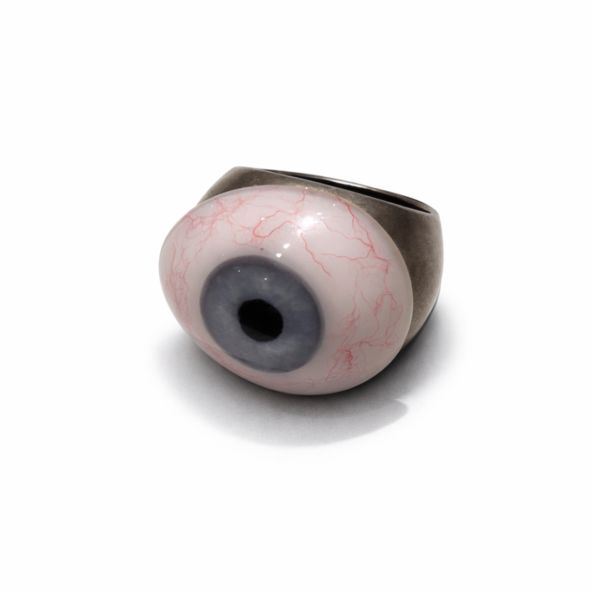 Prosthetic Eye Silver Ring RG000030 - Back view