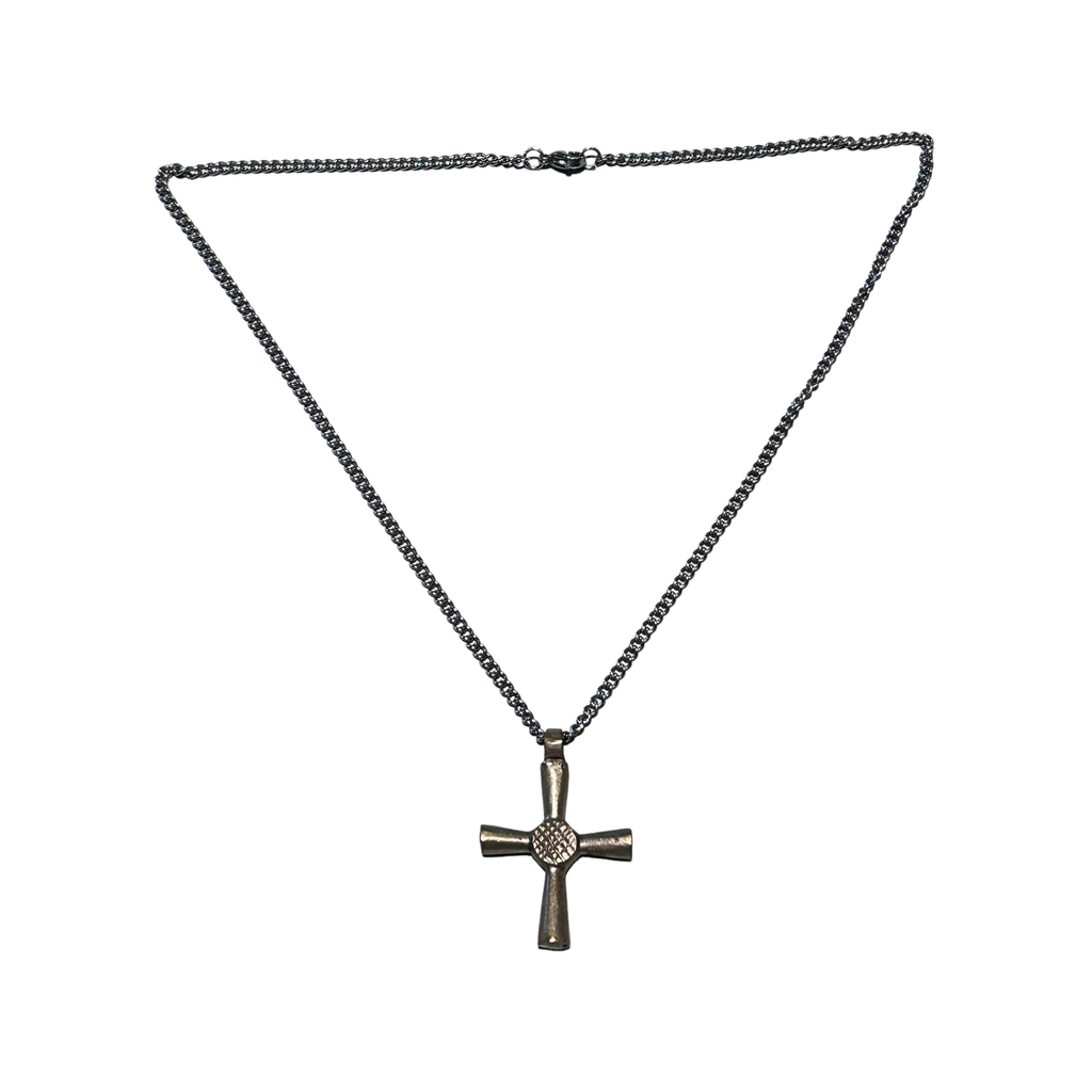 BRONZE CROSS NECKLACE AFRICAN VINTAGE