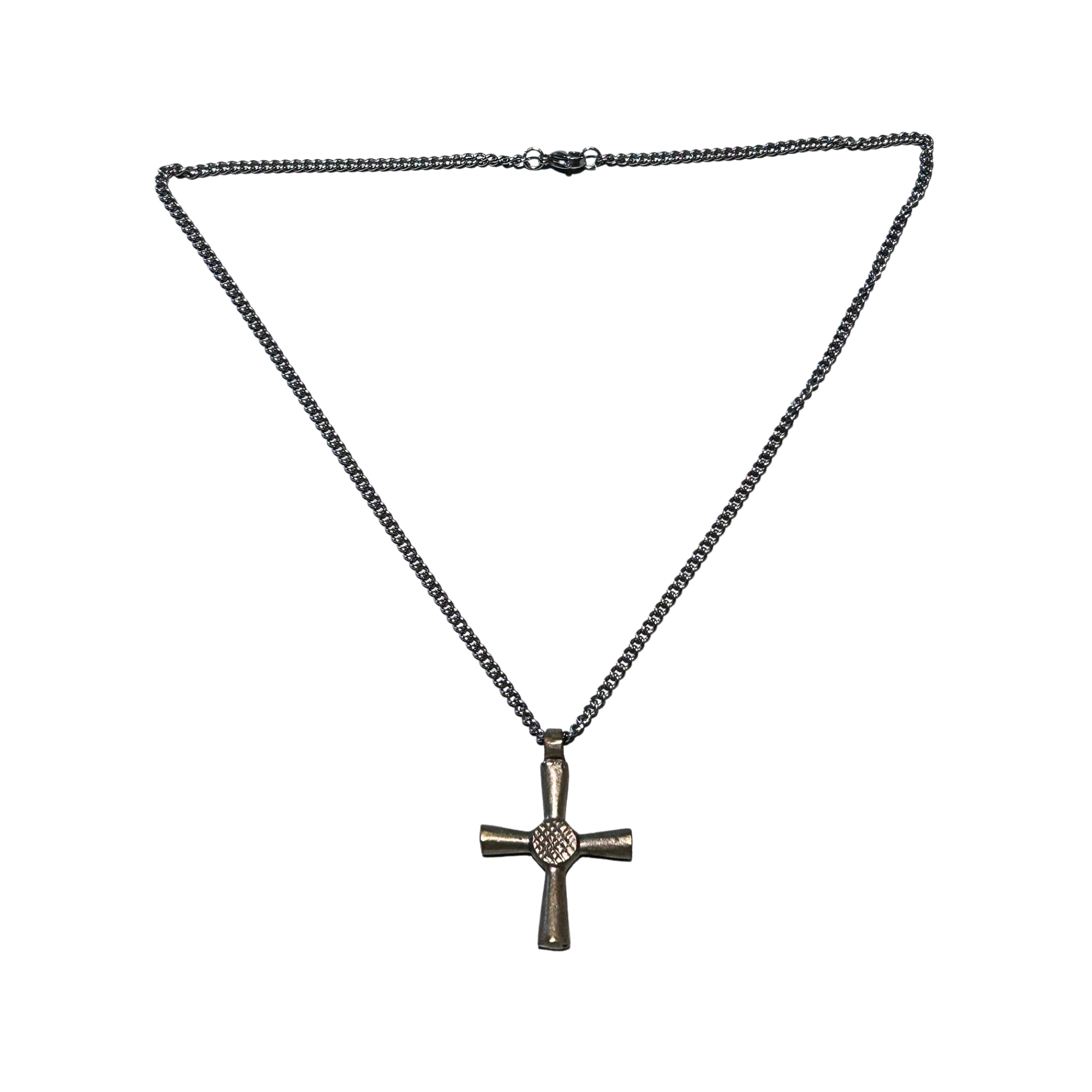 BRONZE CROSS NECKLACE AFRICAN VINTAGE