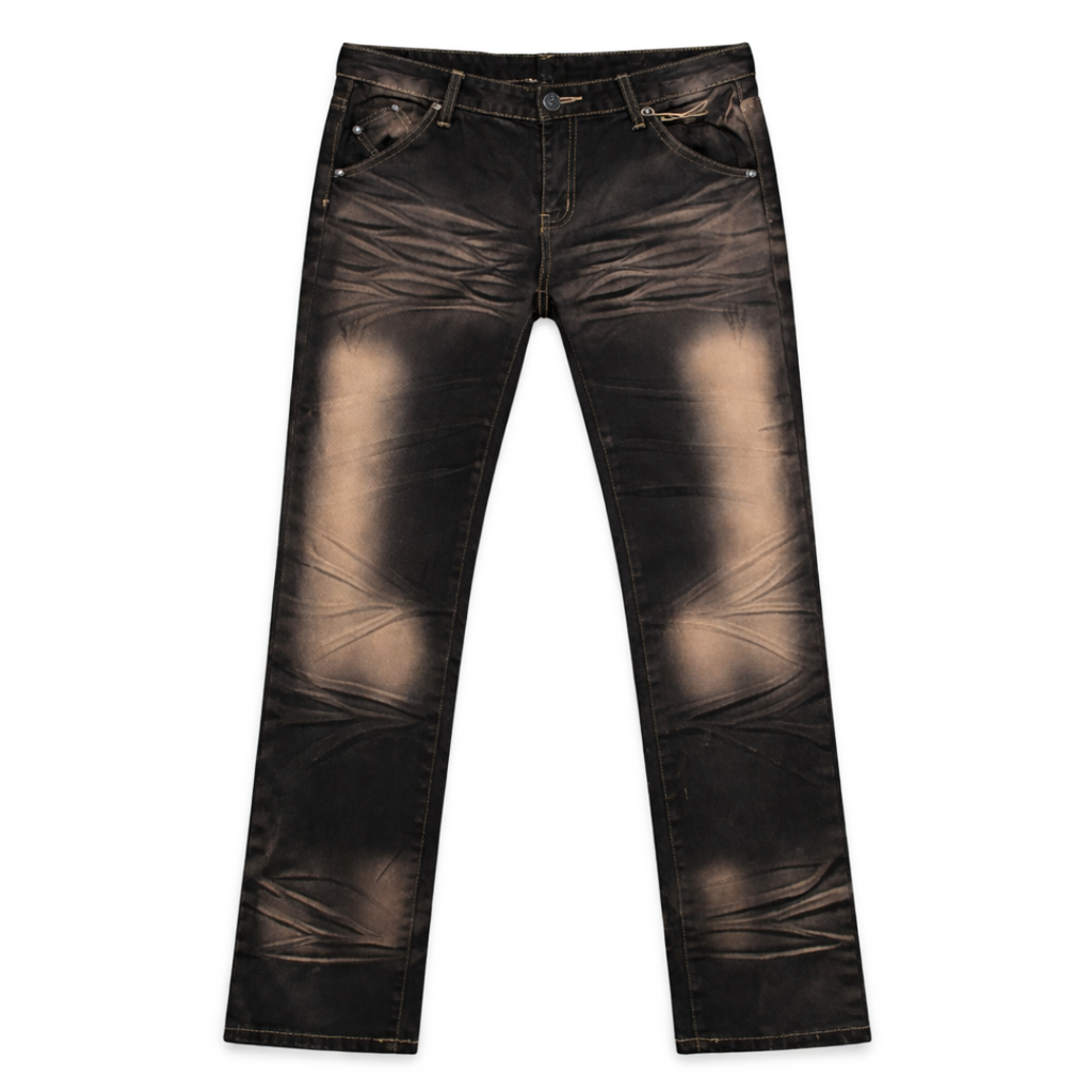 ACID WASHED MEN DENIM
