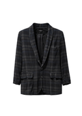 Comme des Garçons Homme Charcoal Drift Check Jacket