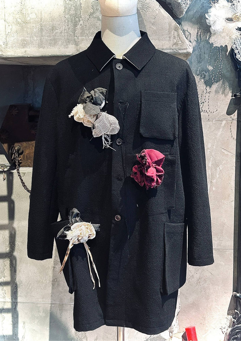 Custom Floral Winter Coat - Image 1