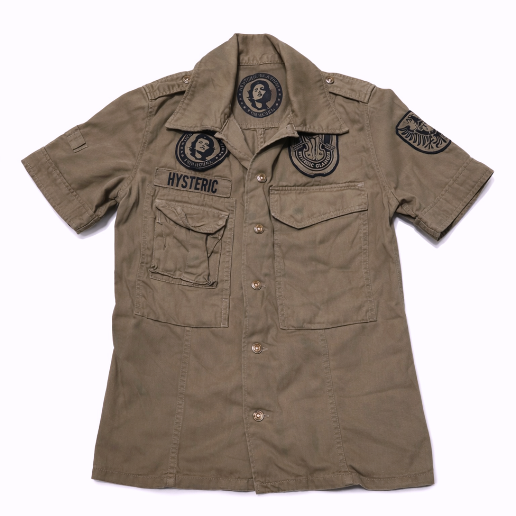 Hysteric Glamour ARCHIVAL Hysteric Glamour for Rebel Military Shirt
