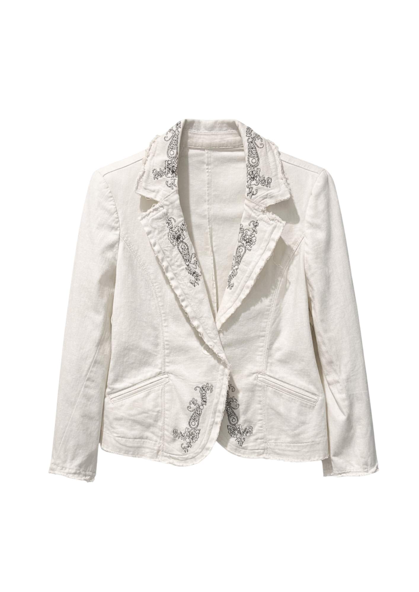 Embroidered Blazer