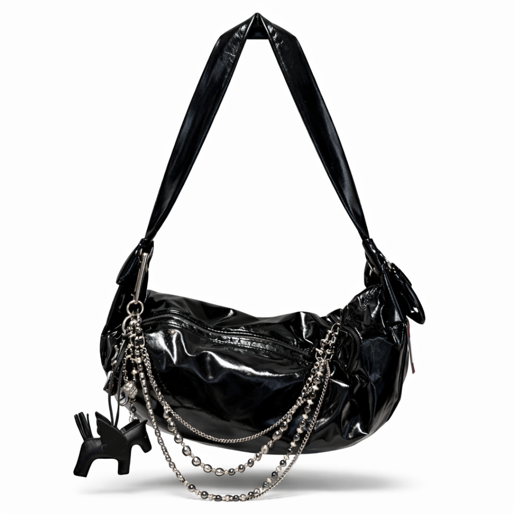 Croissant Crossbag with Charms - FRAK/TURE Archive