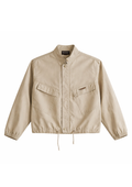 Ralph Lauren Structured Ralph Lauren Crop Jacket in Beige