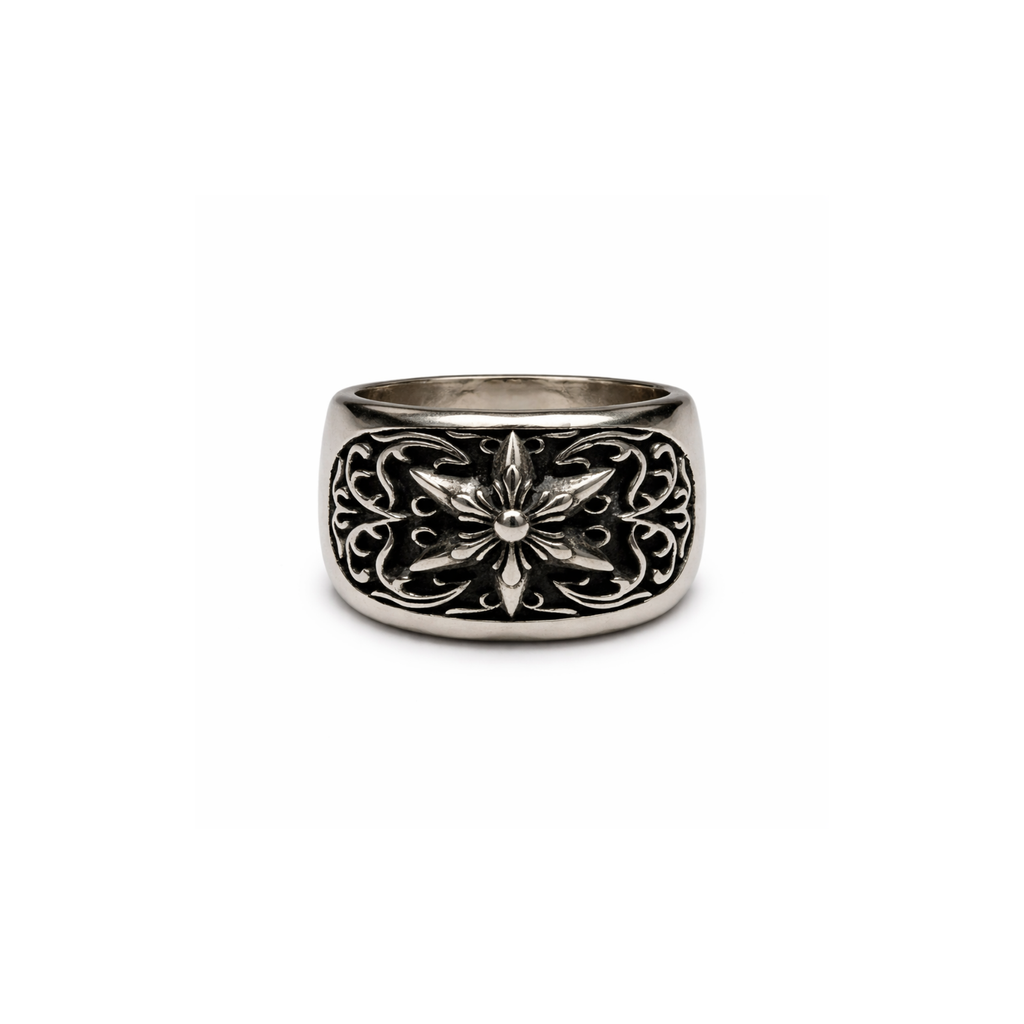 Chrome Crest Ring Band