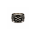 Chrome Crest Ring Band