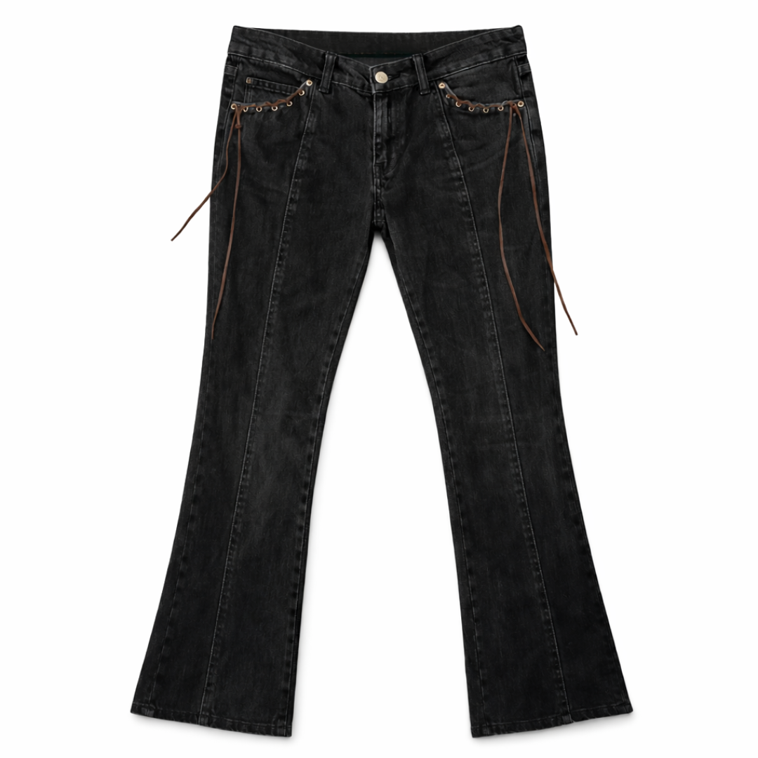 Vintage Coat of Arms Plave Bootcut