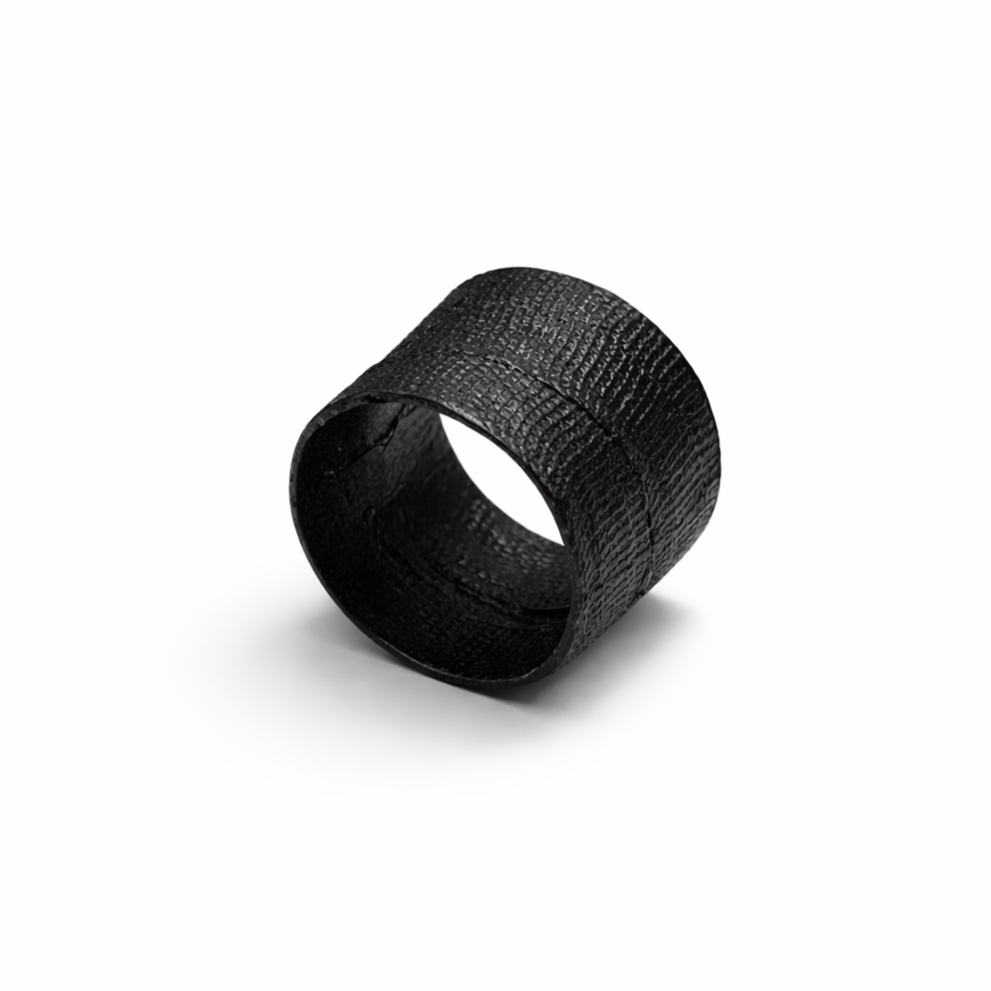 Black Bandage Ring RG00033 - Back view