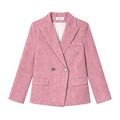 Crocodile Shape Sheep Skin Blazer