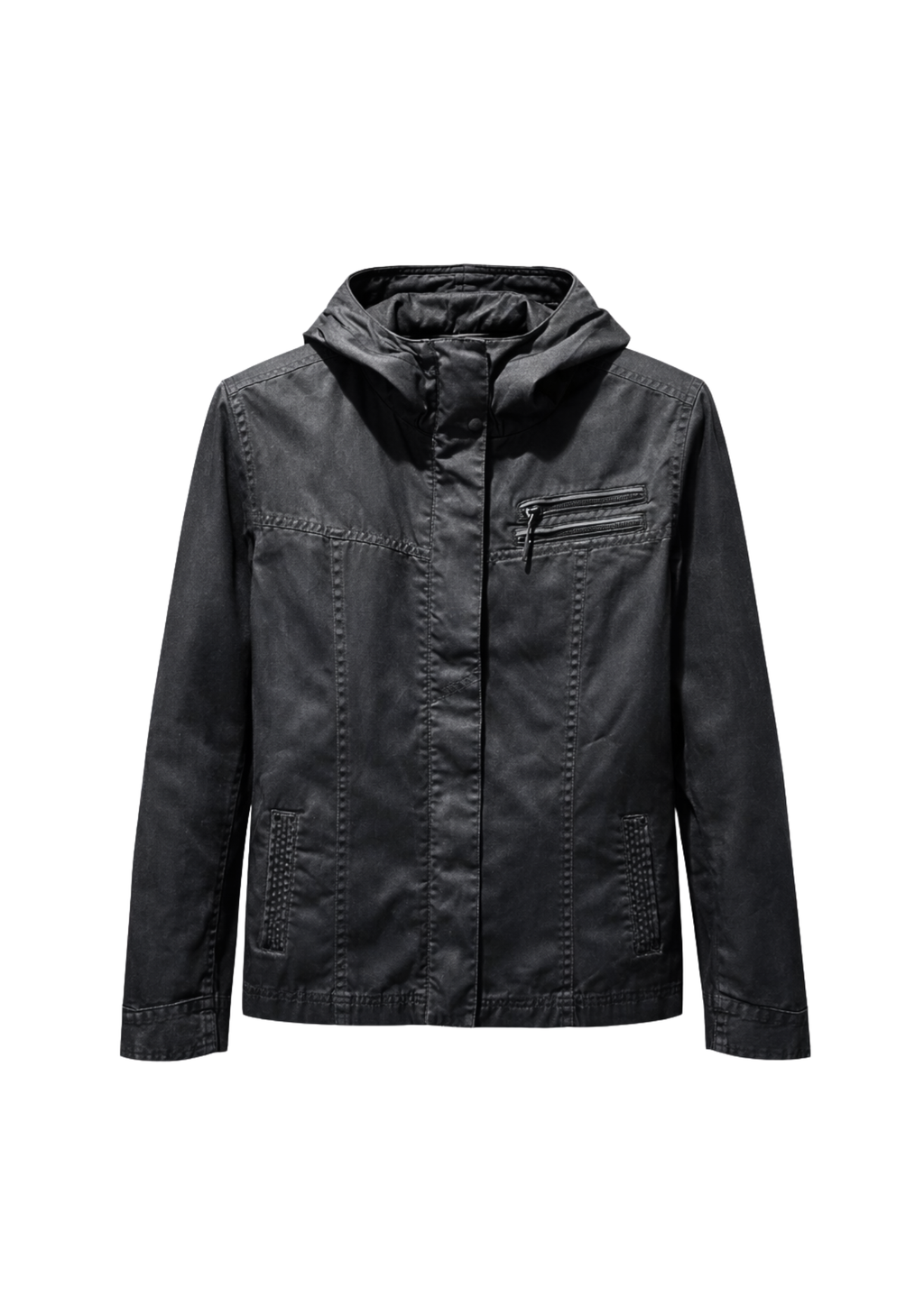 Uniqlo Precision Cut Hooded Leather Jacket