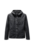 Uniqlo Precision Cut Hooded Leather Jacket