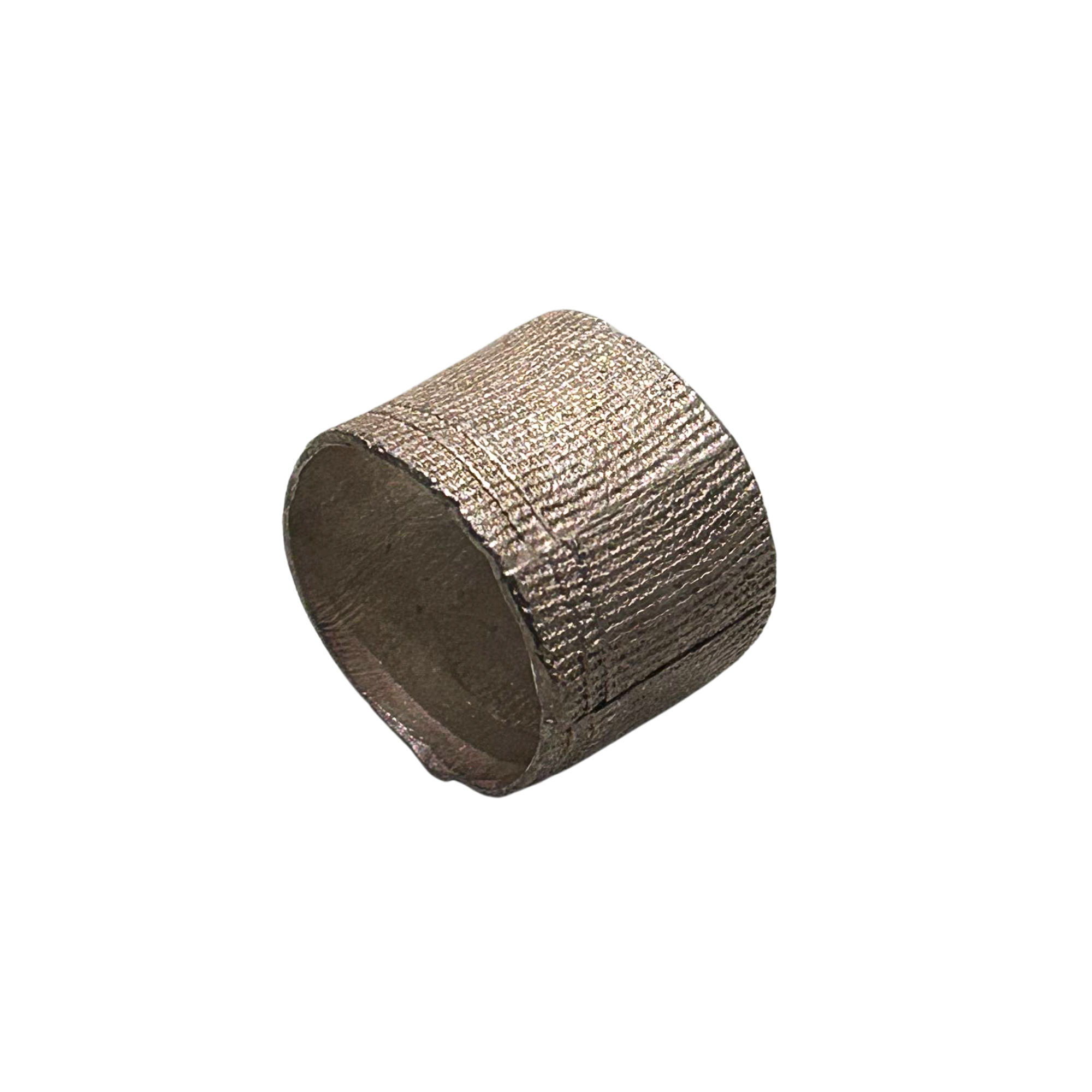 White Bandage Ring RG00038 - Back view