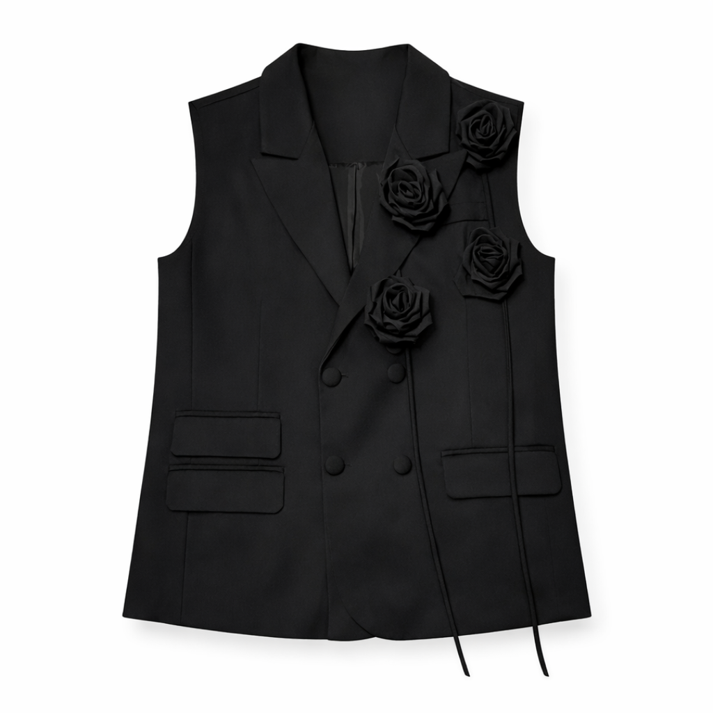 Yohji Yamamoto - Inspired floral vest top
