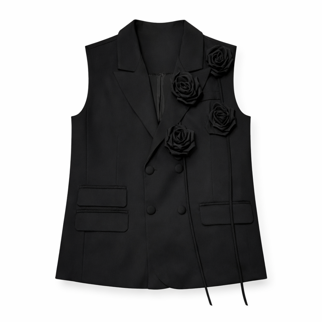 Yohji Yamamoto - Inspired floral vest top