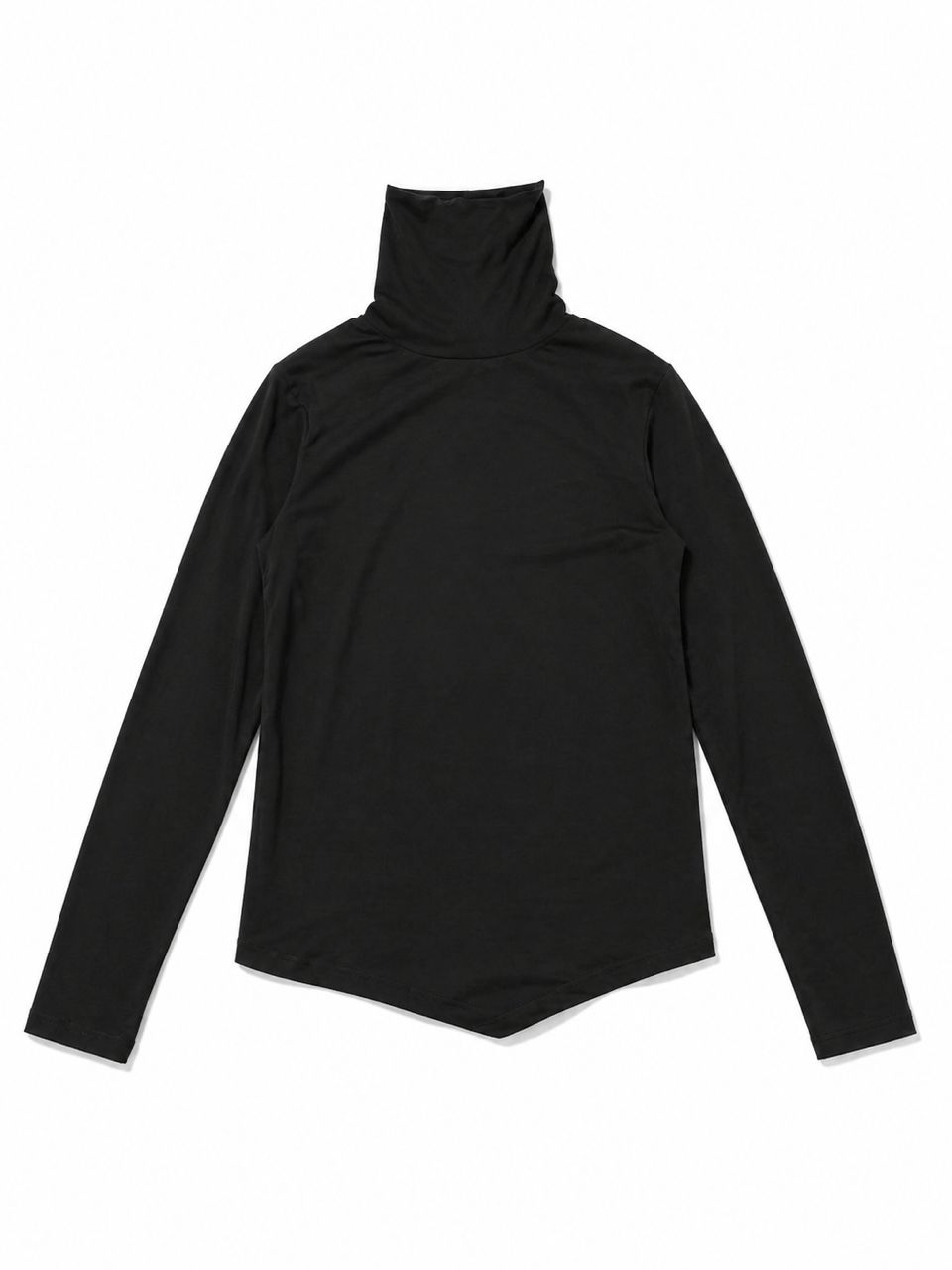 Column Neck Turtleneck Top