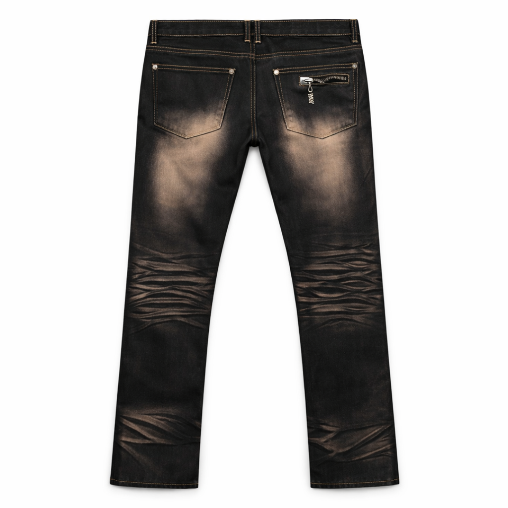 ACID WASHED MEN DENIM