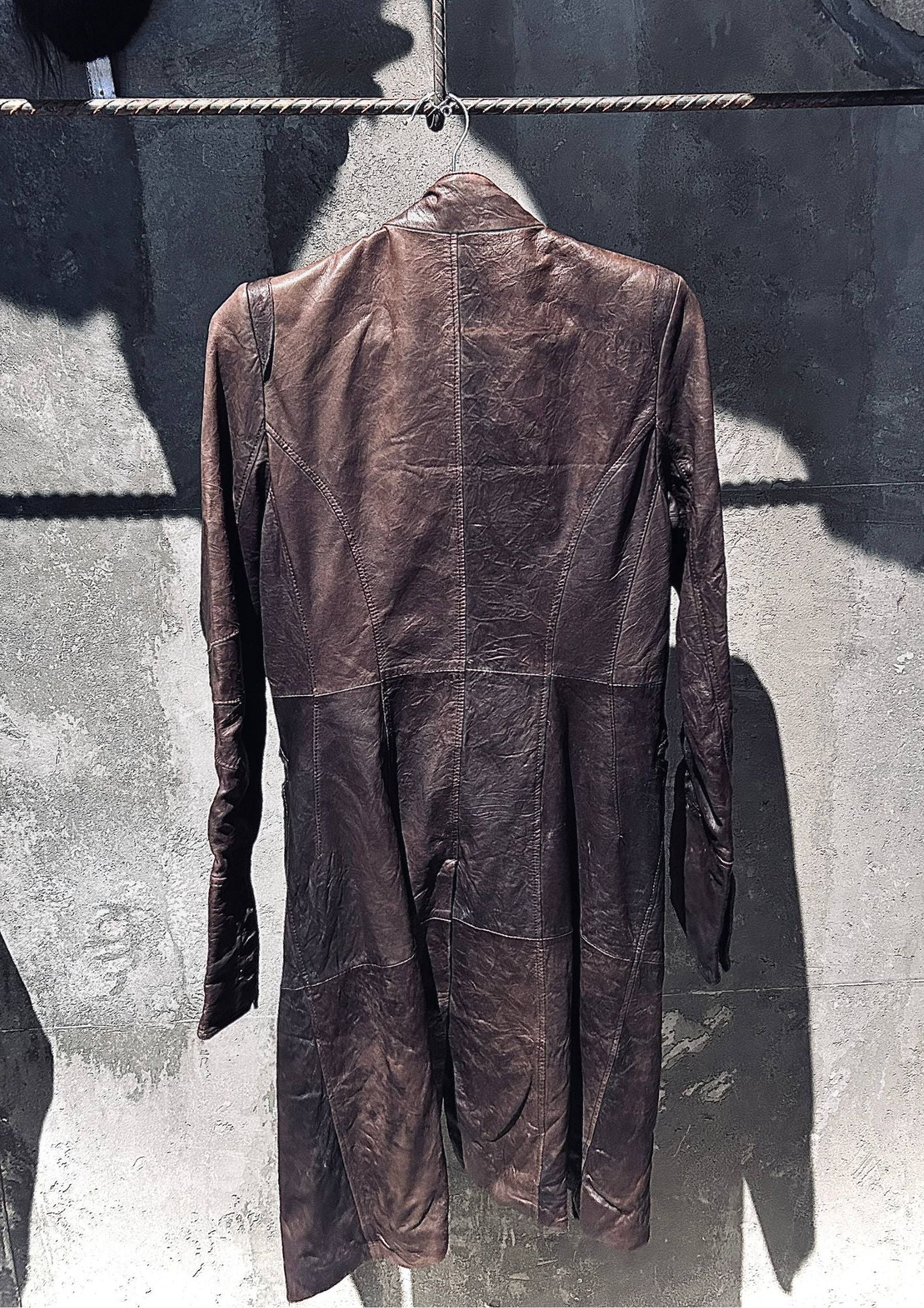 Travento Vintage Leather Coat