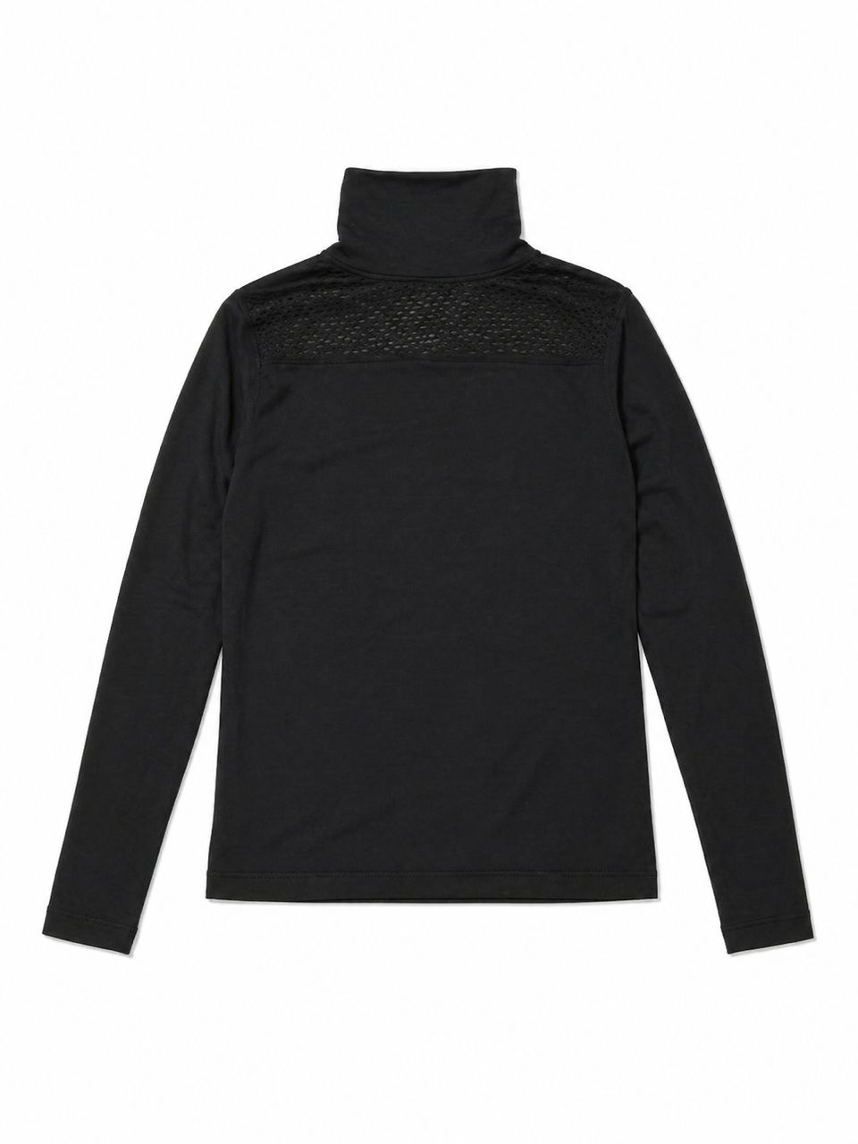Column Neck Turtleneck Top