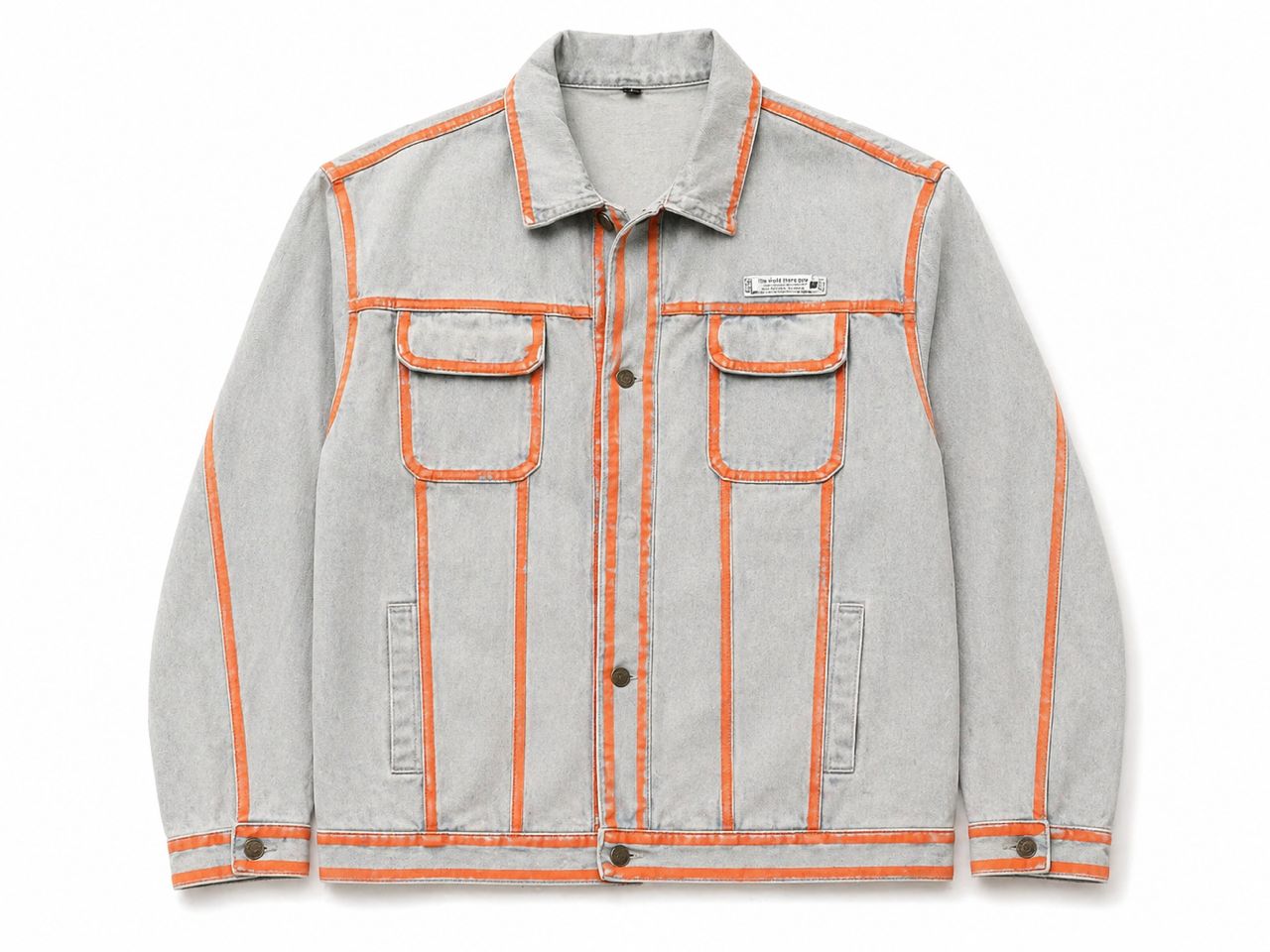 The Palm Trees Sky Denim Jacket