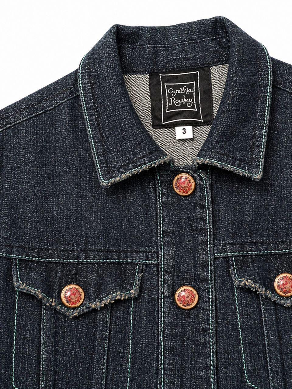 Cynthia Rowley Cropped Denim Jacket