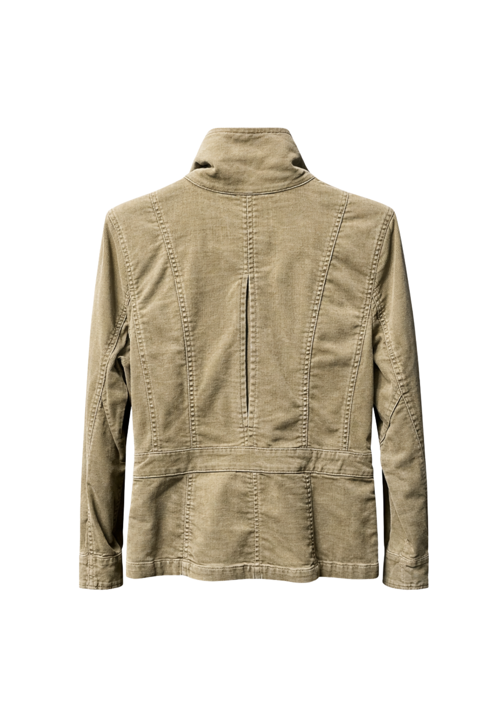 Eddie Bauer Fitted Utility Jacket with Panel Construction